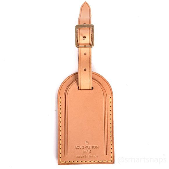 Louis Vuitton Accessories - Authentic LOUIS VUITTON Vachetta leather Luggage Name Tag - NY